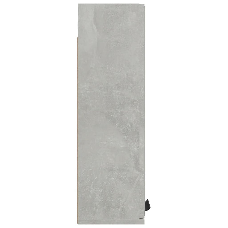 Speilskap til baderom betonggrå 64x20x67 cm