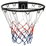 Basketballkurv svart 45 cm stål