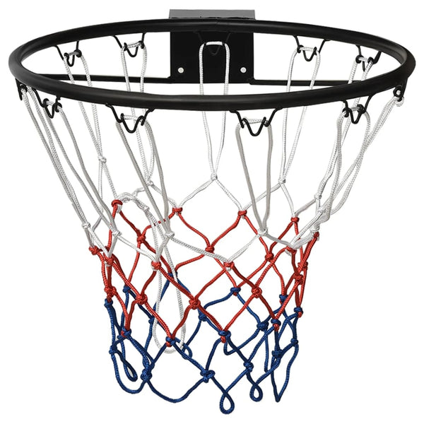 Basketballkurv svart 45 cm stål