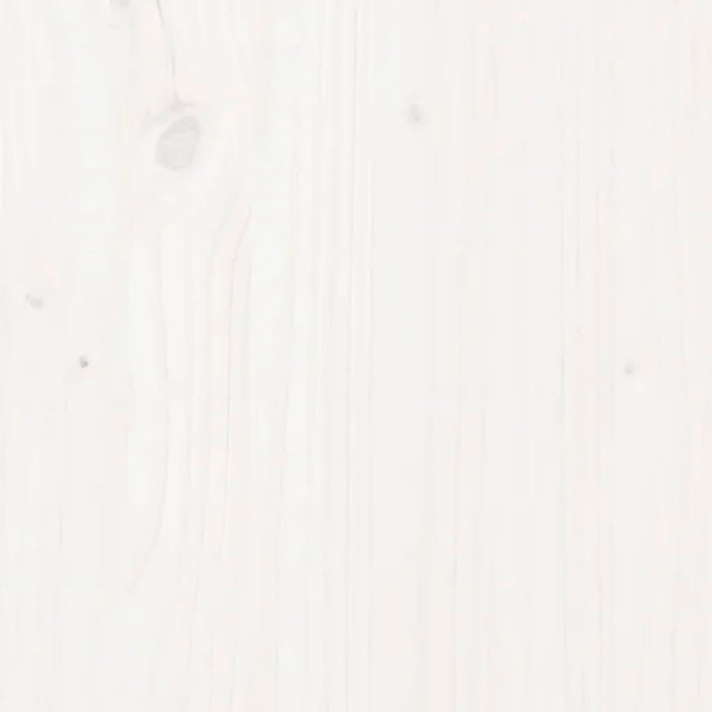Hagefotskammel hvit 120x80 cm heltre furu