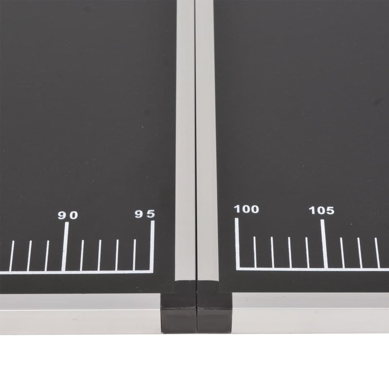 Foldbart tapetbord MDF og aluminium 200x60x78 cm