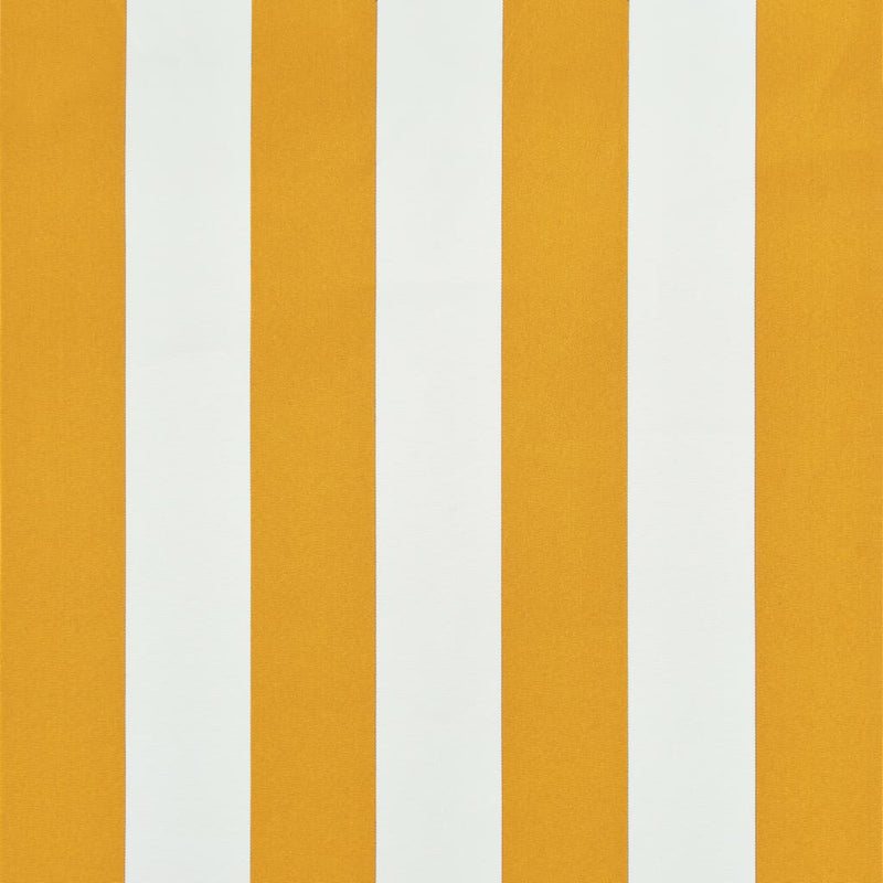 Uttrekkbar markise 300x150 cm gul og hvit