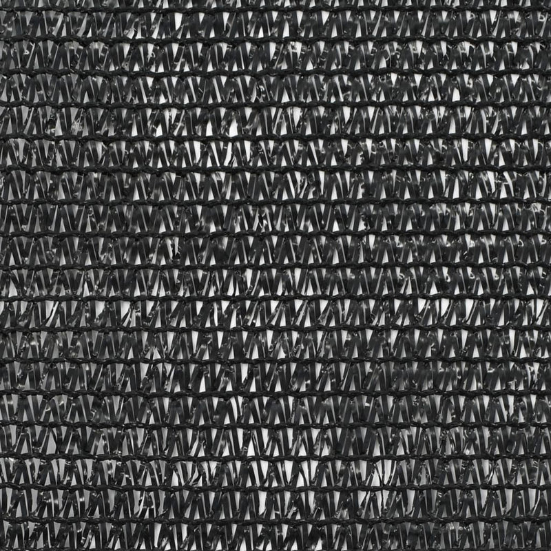 Tennisskjerm HDPE 1,6x25 m svart