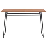Spisebord 120x60x73 cm heltre eik brun