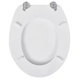 Toalettsete MDF stilrent design hvit