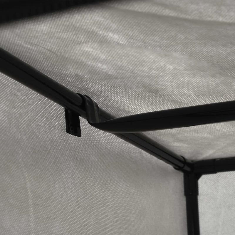 Garderobeskap grå 75x50x160 cm