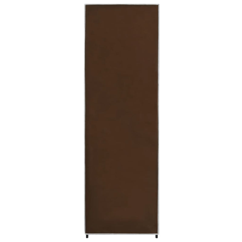 Garderobe brun 87x49x159 cm stoff