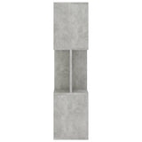 Bokhylle/Romdeler betonggrå 80x24x96 cm sponplate