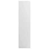 Garderobe høyglans hvit 100x50x200 cm sponplate