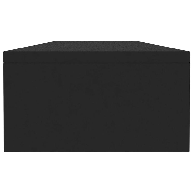 Skjermstativ svart 100x24x13 cm sponplate
