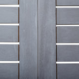 Hagebord grå 120x70x74 cm heltre akasie