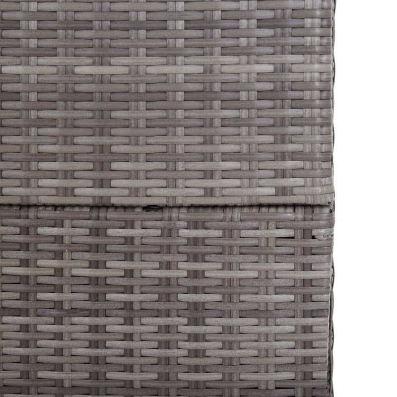 Putekasse 150x100x100 cm polyrotting grå