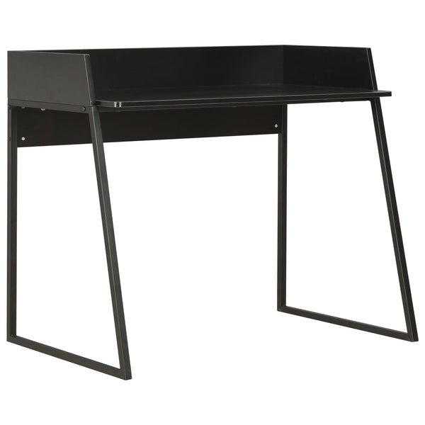 Skrivebord svart 90x60x88 cm