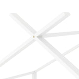 Sengeramme for barn heltre furu hvit 80x160 cm