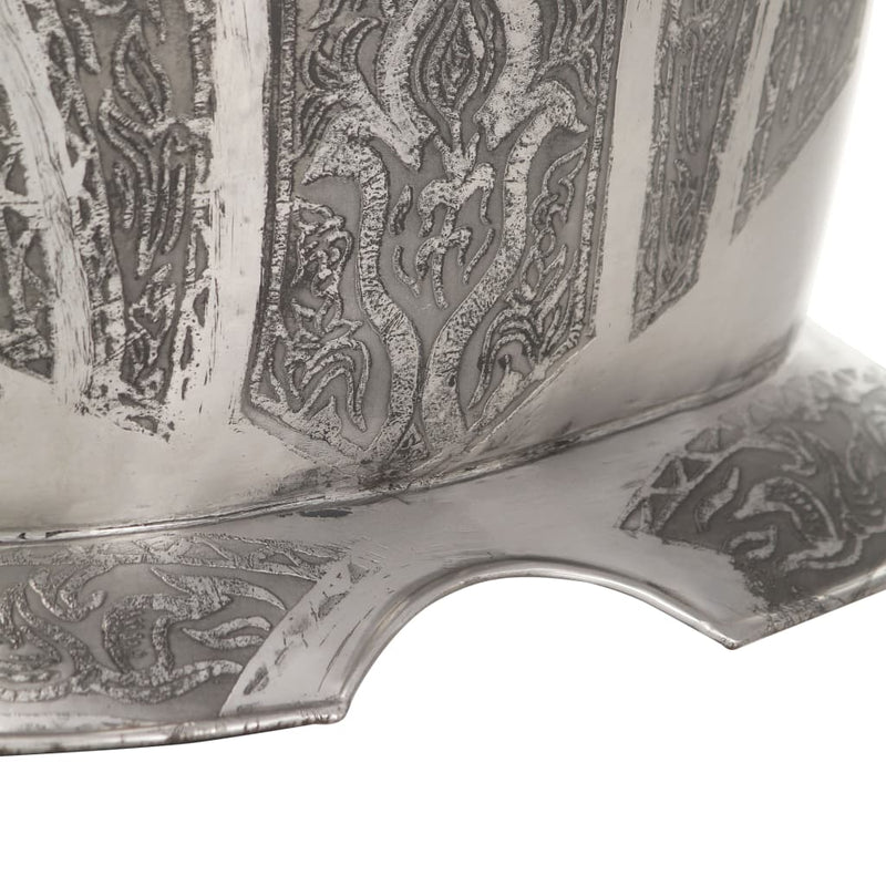 Middelaldersk kroppsrustning kyrass replika LARP sølv stål