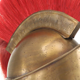Hellensk krigerhjelm antikk replika LARP messing stål