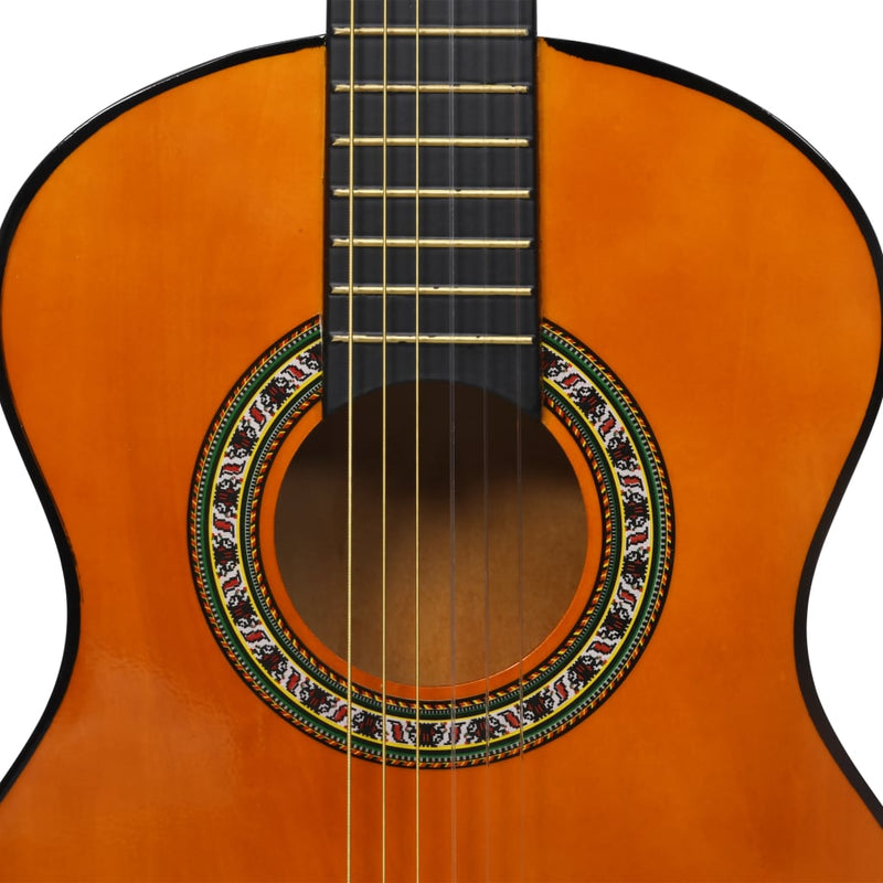 Klassisk gitar for nybegynnere og barn 1/2 34" lind