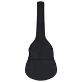 Gitarveske for 3/4 klassisk gitar svart 94x35 cm stoff