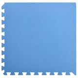 Gulvmatter 12 stk 4,32 ㎡ EVA-skum blå