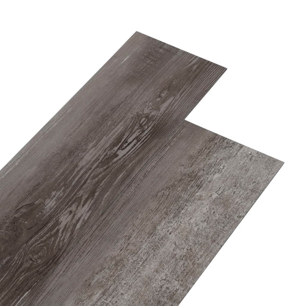 PVC-gulvplanker 5,02 m² 2 mm selvklebende stripet tre
