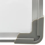 Magnetisk tørr-viskbar tavle hvit 50x35 cm stål
