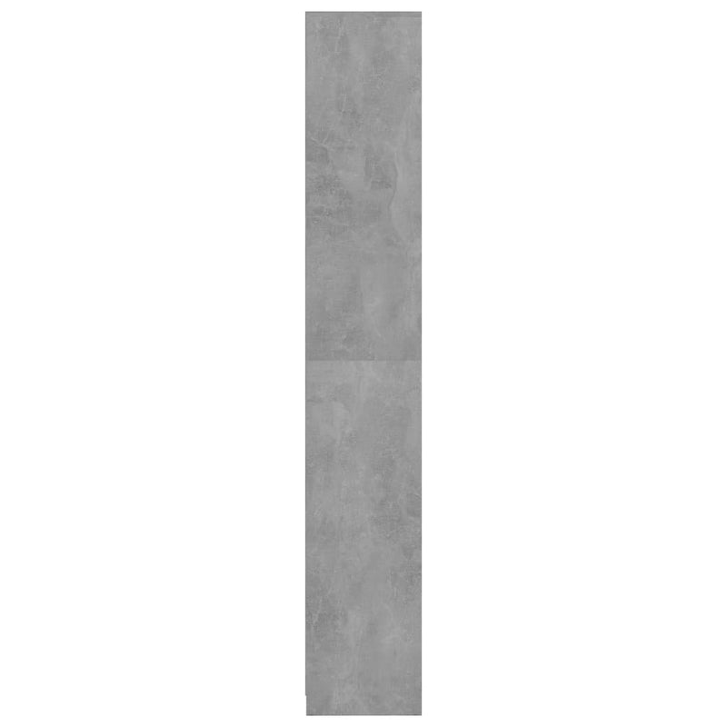 Baderomsskap betonggrå 30x30x183,5 cm sponplate