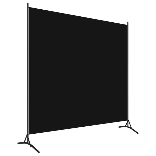 Romdeler 1 panel svart 175x180 cm