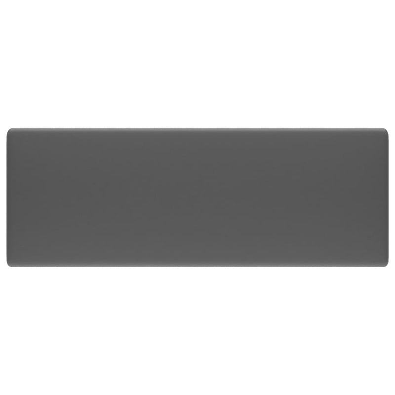 Luksuriøs servant overløp firkantet mørkegrå 41x41 cm keramisk