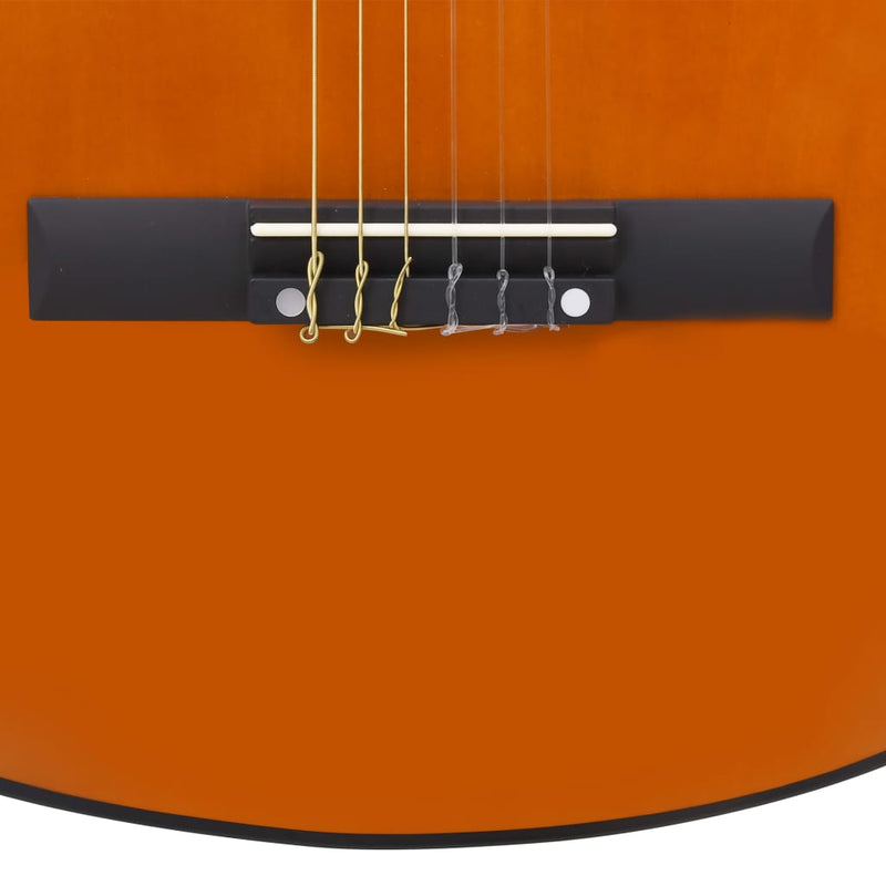 Klassisk gitar for nybegynnere og barn med veske 1/2 34" lind