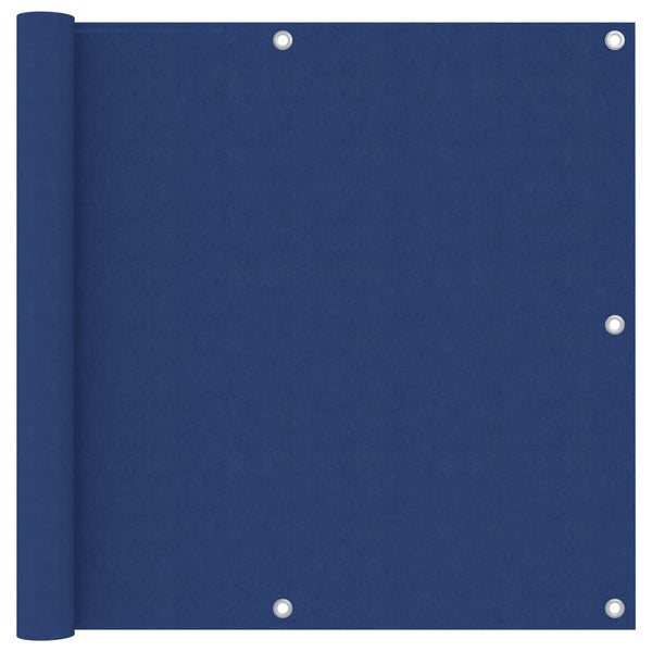 Balkongskjerm blå 90x400 cm oxfordstoff