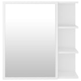 Speilskap til baderom hvit 62,5x20,5x64 cm sponplate