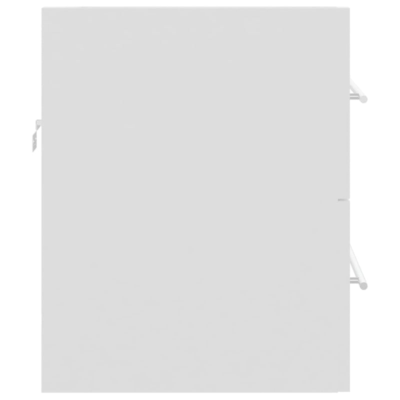 Servantskap hvit 60x38,5x48 cm sponplate