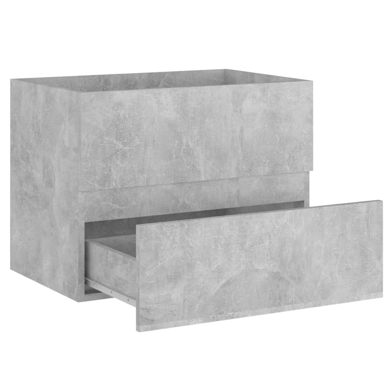 Servantskap betonggrå 60x38,5x45 cm sponplate