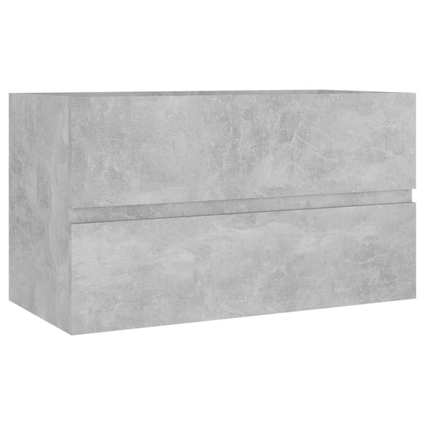Servantskap betonggrå 80x38,5x45 cm sponplate