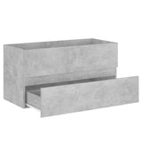 Servantskap betonggrå 90x38,5x45 cm sponplate