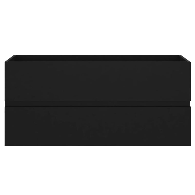 Servantskap svart 100x38,5x45 cm sponplate