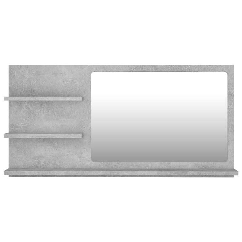 Baderomsspeil betonggrå 90x10,5x45 cm sponplate