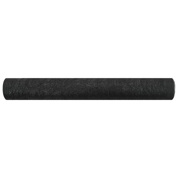 Skjermnett svart 1,2x10 m HDPE 75 g/m²