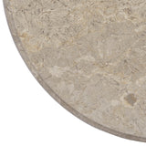 Bordplate grå Ø60x2,5 cm marmor