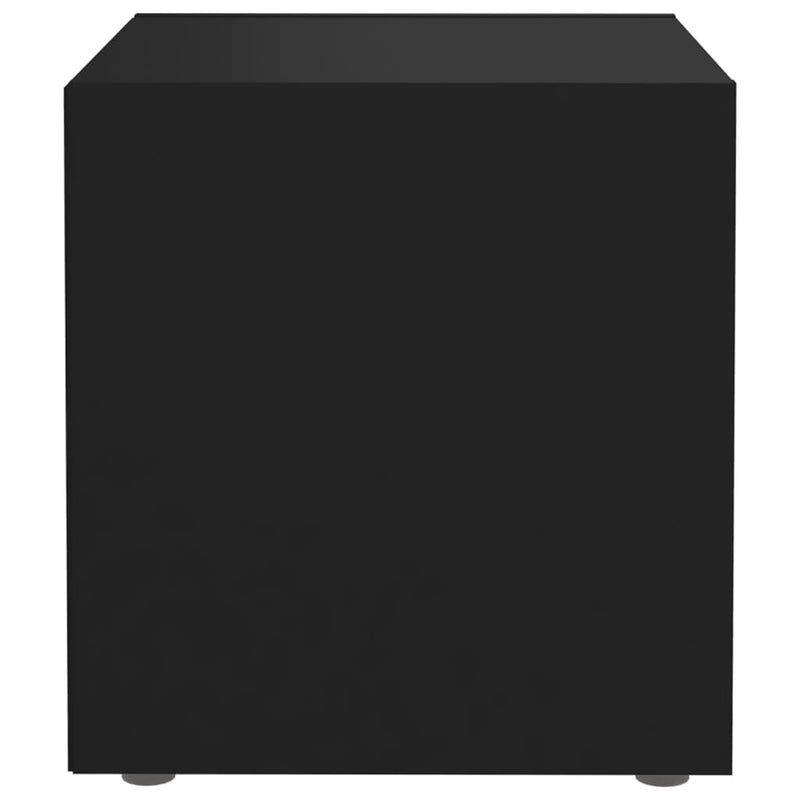 TV-benker 4 stk svart 37x35x37 cm sponplate