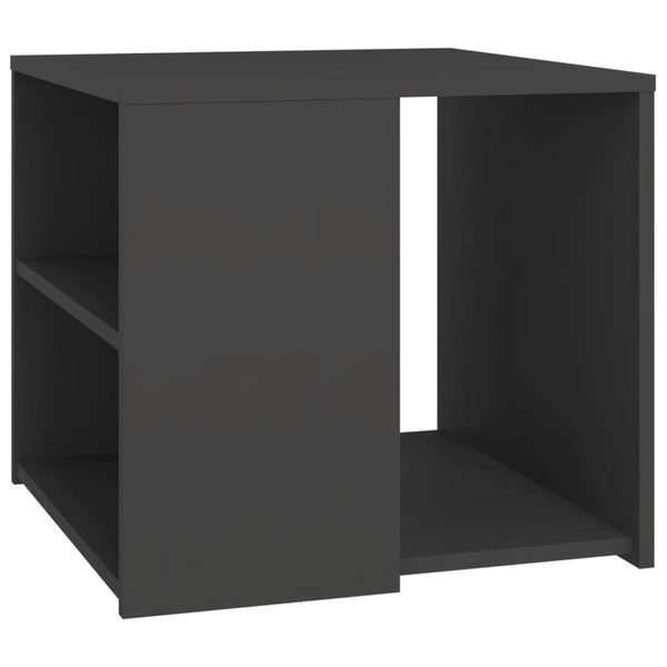 Sidebord grå 50x50x45 cm sponplate