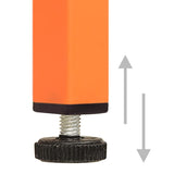 Oppbevaringsskap oransje 42,5x35x101,5 cm stål