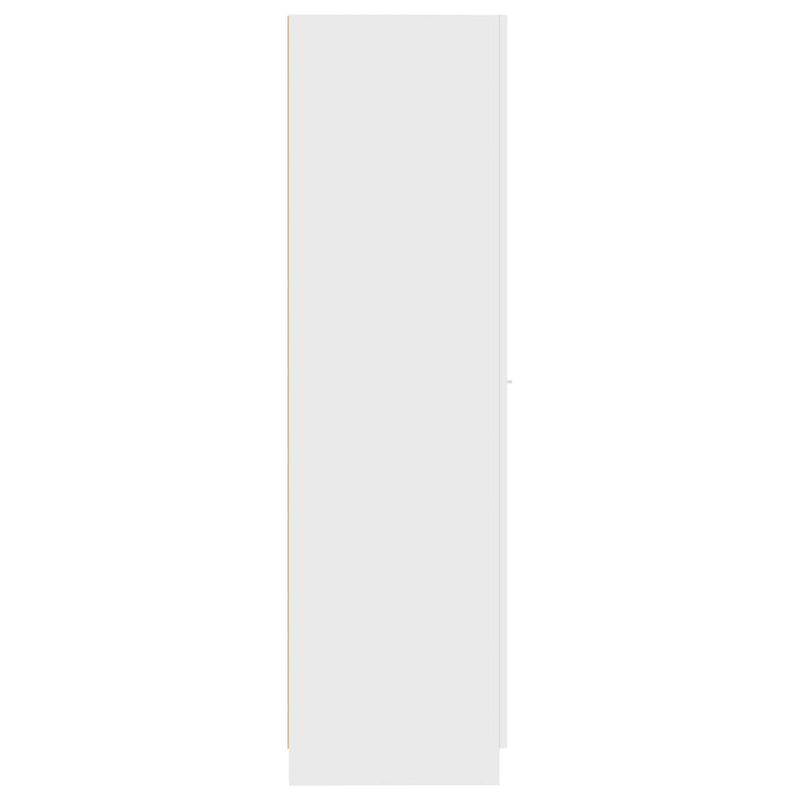 Apotekskap hvit 30x42,5x150 cm sponplater