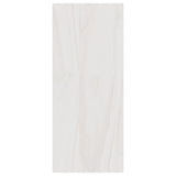 Bokhylle hvit 40x30x71,5 cm heltre furu