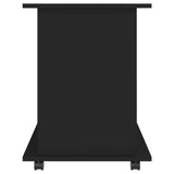 Rulleskap svart 60x45x60 cm sponplate