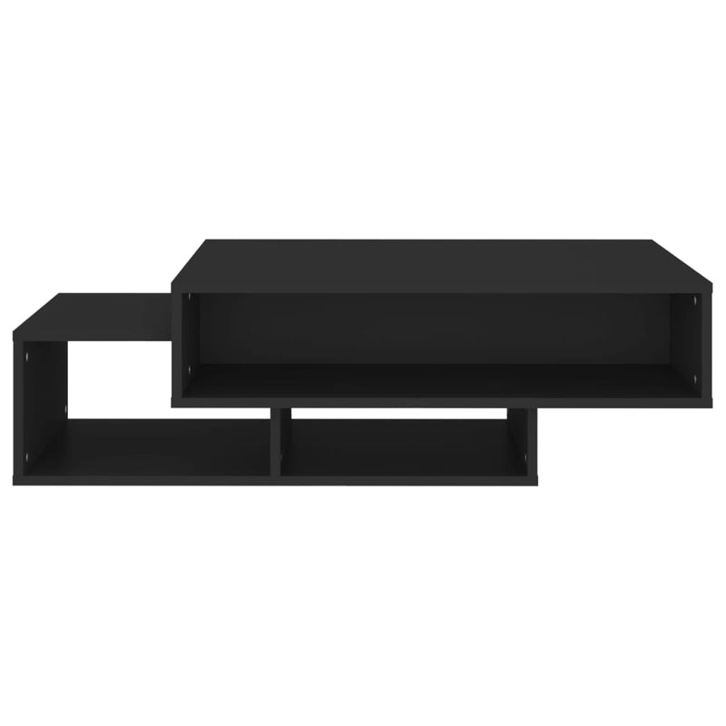 Salongbord svart 105x55x32 cm sponplate