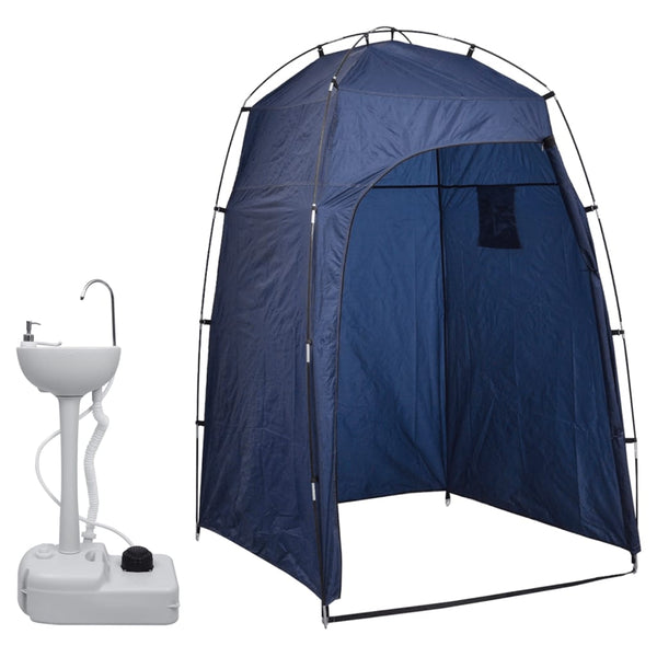 Bærbar håndvask for camping med telt 20 L