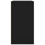 Sminkeskap svart 80x40x75 cm konstruert tre
