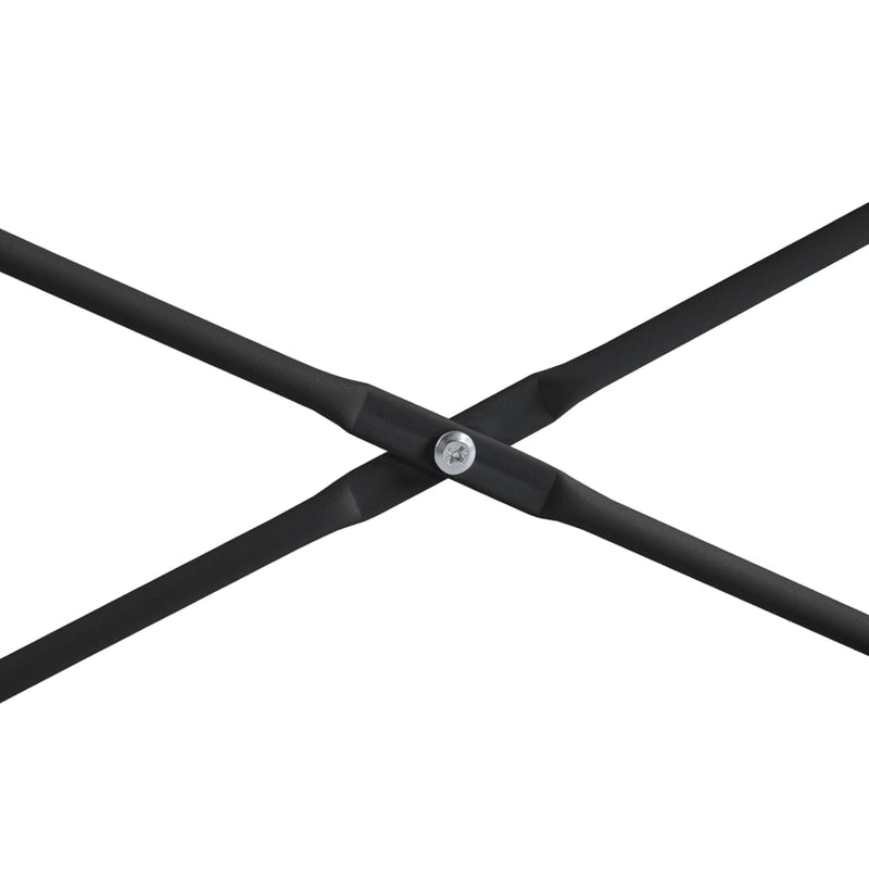 Databord svart og eik 110x72x70 cm sponplate