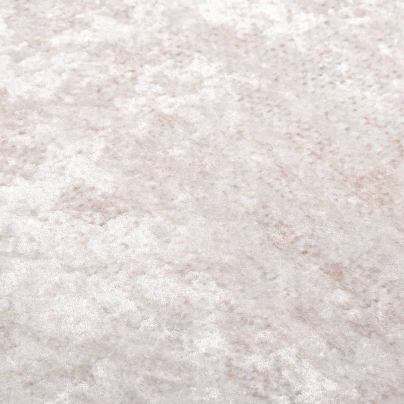 Vaskbart teppe 190x300 cm lys beige sklisikker